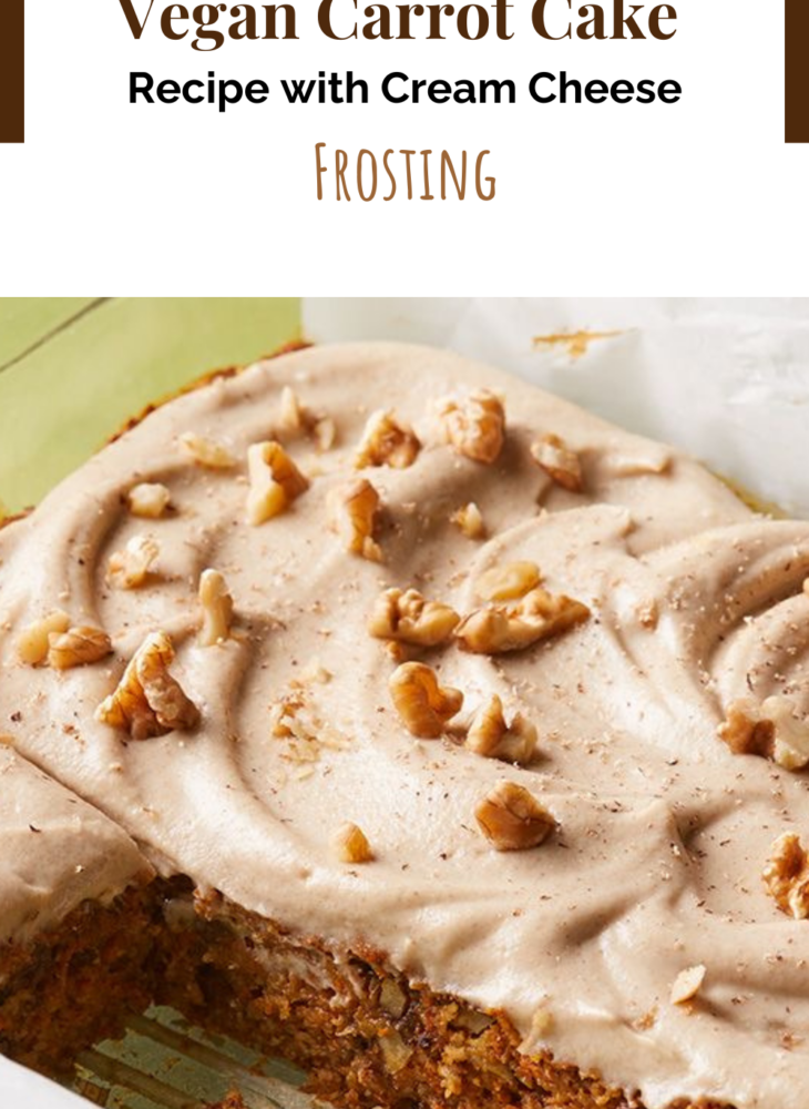 whole vegan carrot cake with decorative frosting, perfect for a dairy-free dessert.